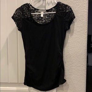 Black Ambiance Maternity shirt